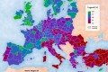 Harta studiilor superioare în Europa/ România, alături de sudul Italiei sau Turcia