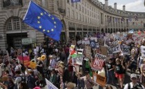 07 - Multime Europa protest steag